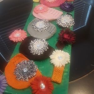 Crochet  girls hat multiple  color size